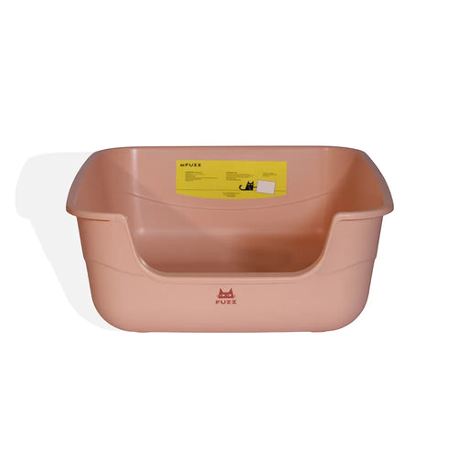 Caixa de Areia Jumbo Salmão para Gatos Fuzz