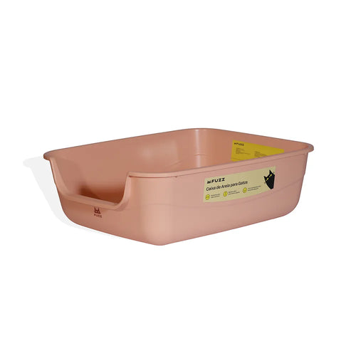 Caixa de Areia Jumbo Salmão para Gatos Fuzz